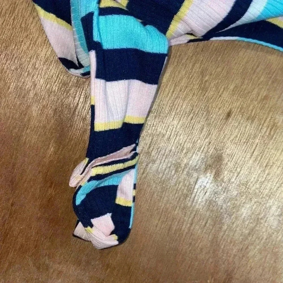 AFRM X NORDSTROM Multi blush/noir STR womens size small Body suit NWT - Picture 2 of 7